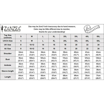 ZANZEA Women's Elegant Blouses Floral Printed Patchwork 3/4 Flared Sleeves V-Neck Loose Tops Summer Casual Blusas de Mujer