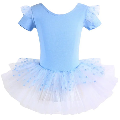 Summer Casual Ballerine Girl Dress Tutu Dance Ballet Children's Clothing Gymnastics Girls Dresses Ballet Leotards Vestidos