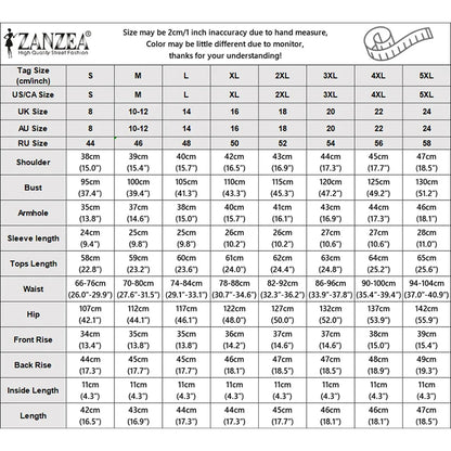 ZANZEA Women's Gingham Patchwork Short Sets Short Sleeve Tops & Elastic Waist Shorts 2 Piece Suits Summer Daily Casual Outfits