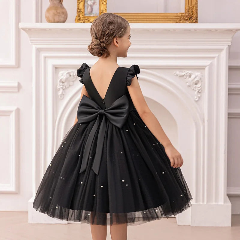 Baby Girls Summer Dresses 2 3 6 8 10Yrs Cute Kids Birthday Princess Dress Children Casual Clothes Sleeveless Girls Layered Dress
