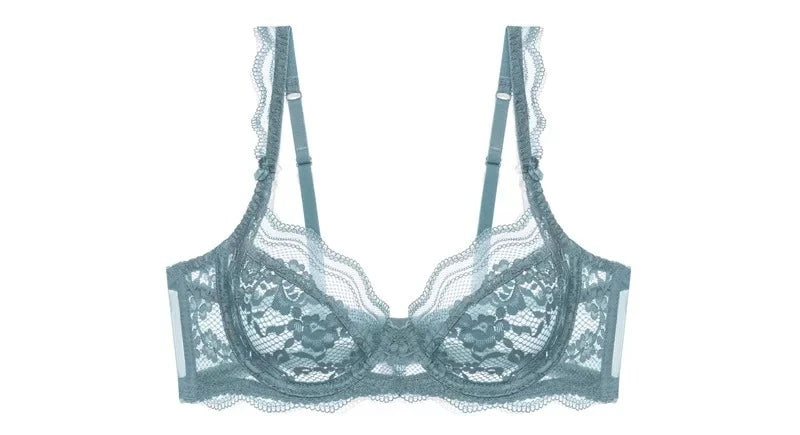 BANERDANNI La Parlé Elegant Floral Lace Bra Set Large Bust Looks Smaller Lightweight Breathable Pure Desire Bra & Set Hot Seller