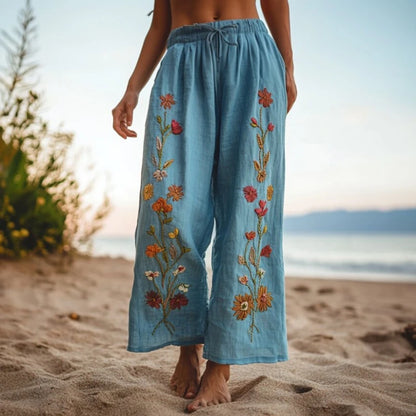 3D Cat Print Women's Wide-Leg Pants Fall/Summer Casual Comfortable Breathable Straight-Leg Pants Street Style Trendy Long Pants