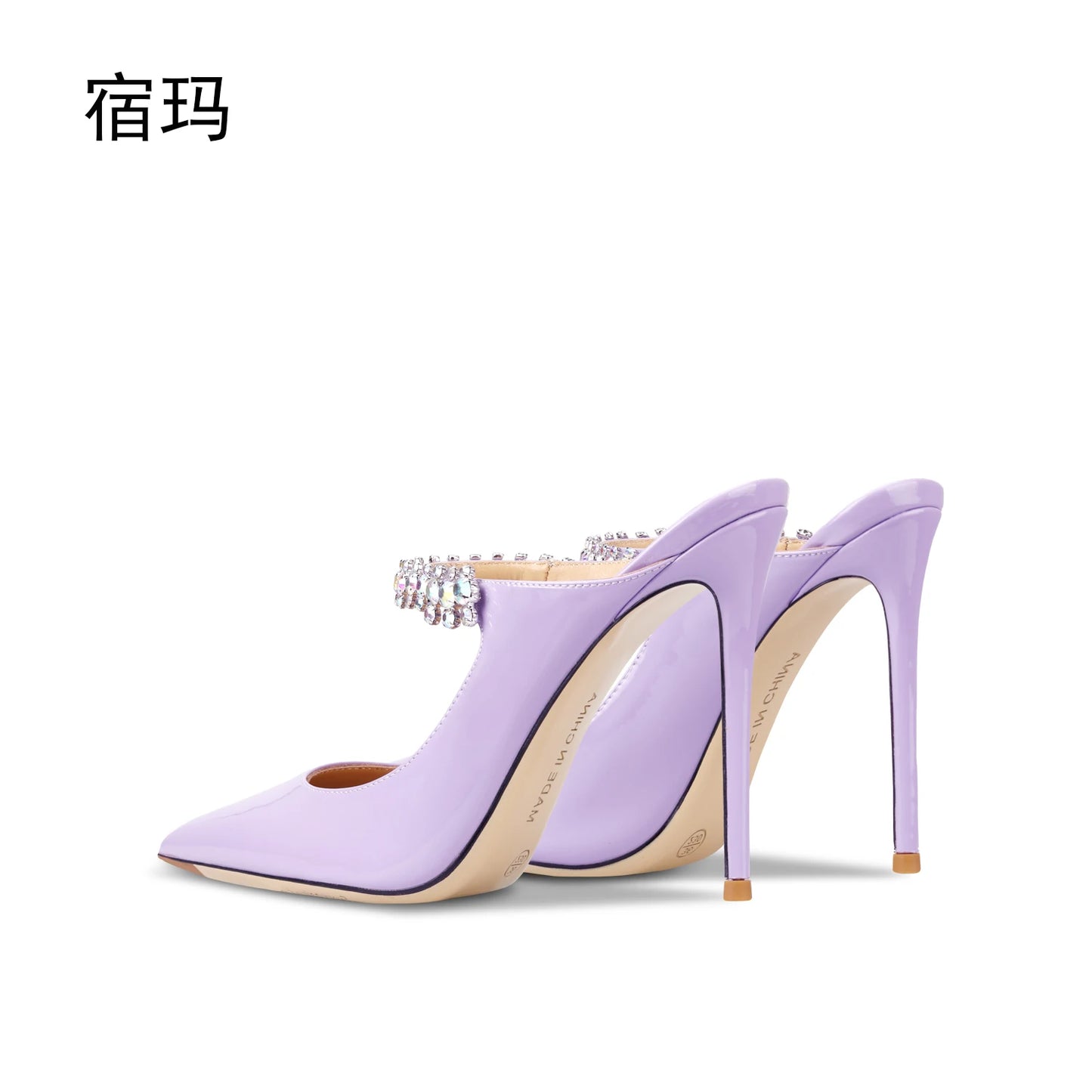 Heeled Sandals 2026 Women Heels Slippers Luxury Brand High Heels Shoes Fashion Crystal Pumps Slingbacks Party Ladies Shoes Women