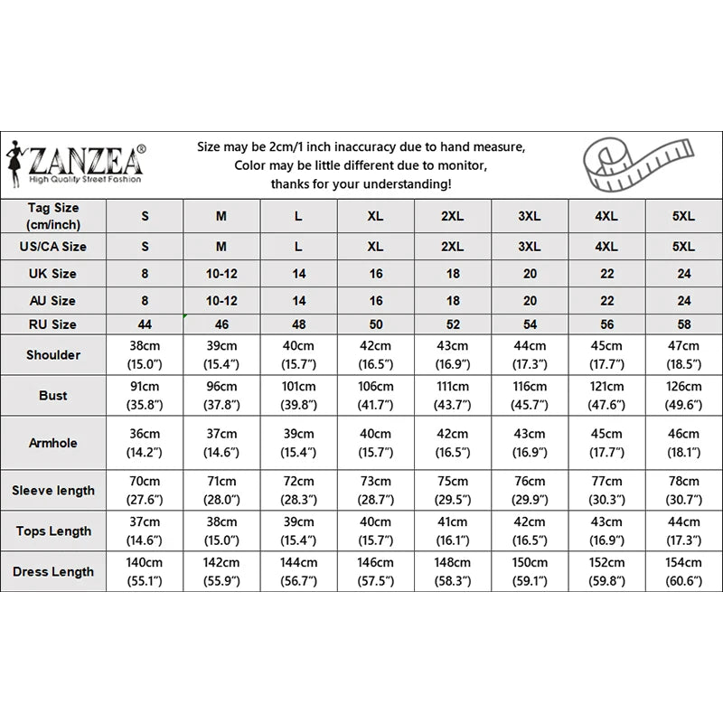 Modest Muslim Sets Fashion 2PCS Poncho Blouse Dress Sets ZANZEA Ramadan Hijab Outfits Women 2 Pieces Sets Long Sleeve Tops Suit