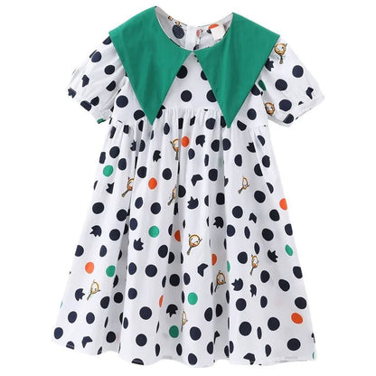 Cotton Princess Dress with Stylish Floral Print Sets for Children Luxury Girls Tweens Clothing Clothes 10 12 Years Children's 11