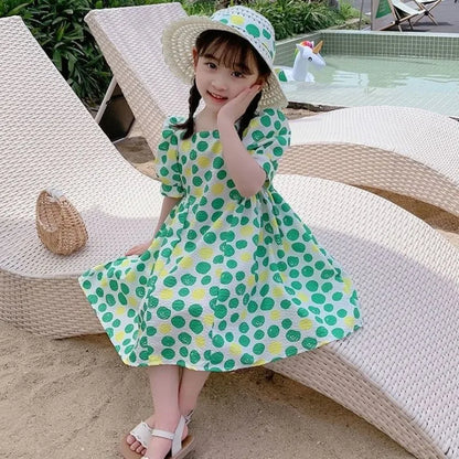 Stylish Summer Floral Dress Girl Clothes 10 To 12 Years From Fashion Junior Girls' Clothing 11 Old Girl's Female Child Children