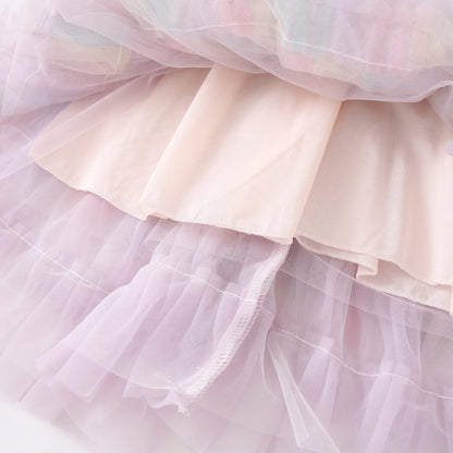 A Sweet and Lovely Girls' Mermaid Dress in Light Purple, Hot Sale Colorful Sparkling Sequin Party Outfit