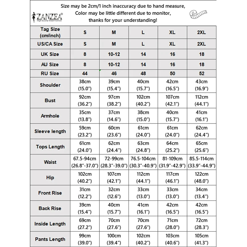 ZANZEA Women Pant Sets Elegant Office Wide Leg Pants Suit Long Sleeve Belted Solid Matching Sets Two-piece Outfits 2PCS