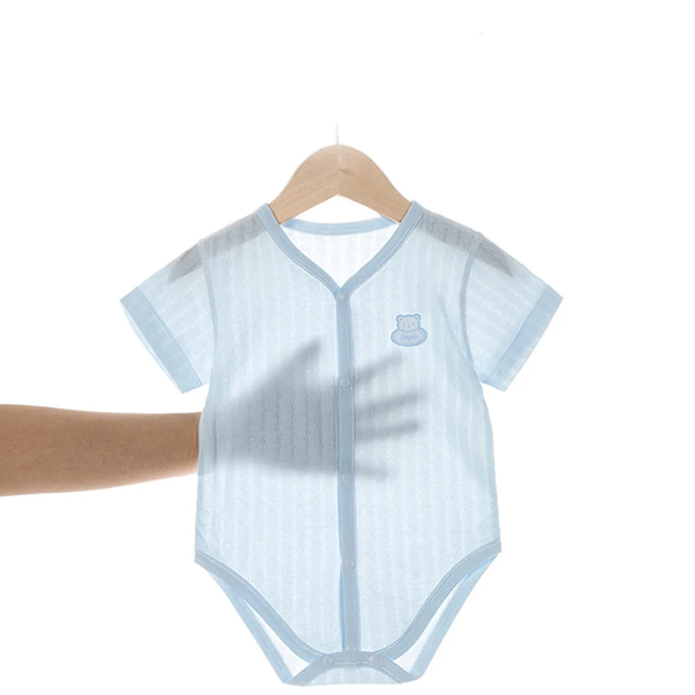 Bodysuit for Newborns Baby Clothes Sleepwear Summer Thin Baby Romper Overalls Jumpsuits Baby Romper Infants SolidClimb