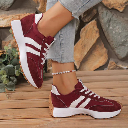 Womens Sneakers Mesh Breathable Walking Shoes Fashion Chunky Platform Sneakers Retro Jogging Footwear Ladies Casual Sports 2026