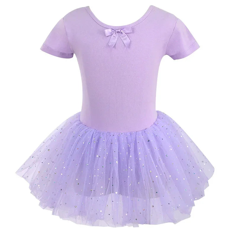 Summer Casual Ballerine Girl Dress Tutu Dance Ballet Children's Clothing Gymnastics Girls Dresses Ballet Leotards Vestidos