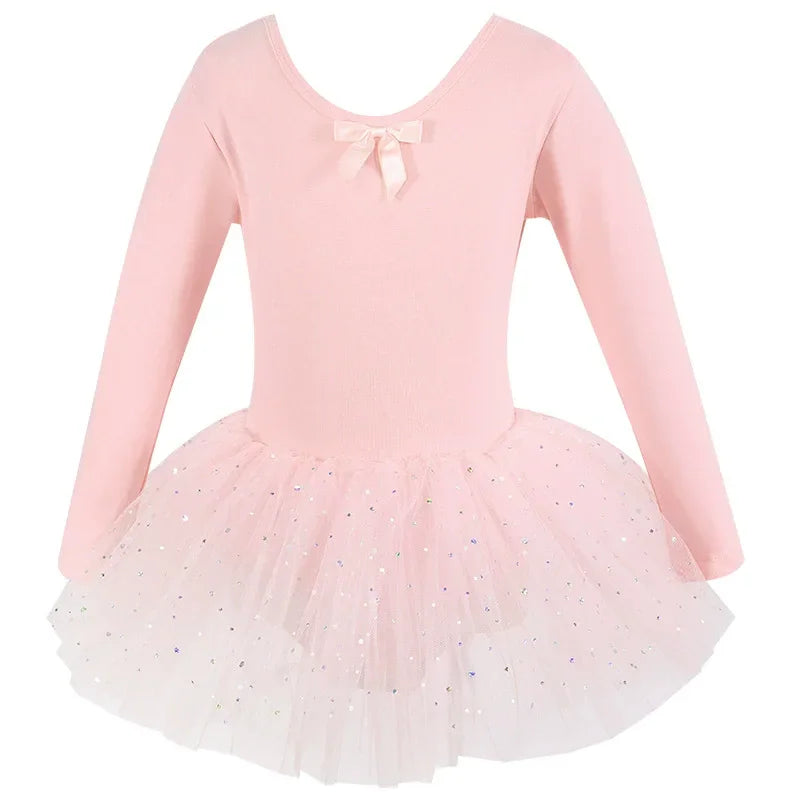 Summer Casual Ballerine Girl Dress Tutu Dance Ballet Children's Clothing Gymnastics Girls Dresses Ballet Leotards Vestidos