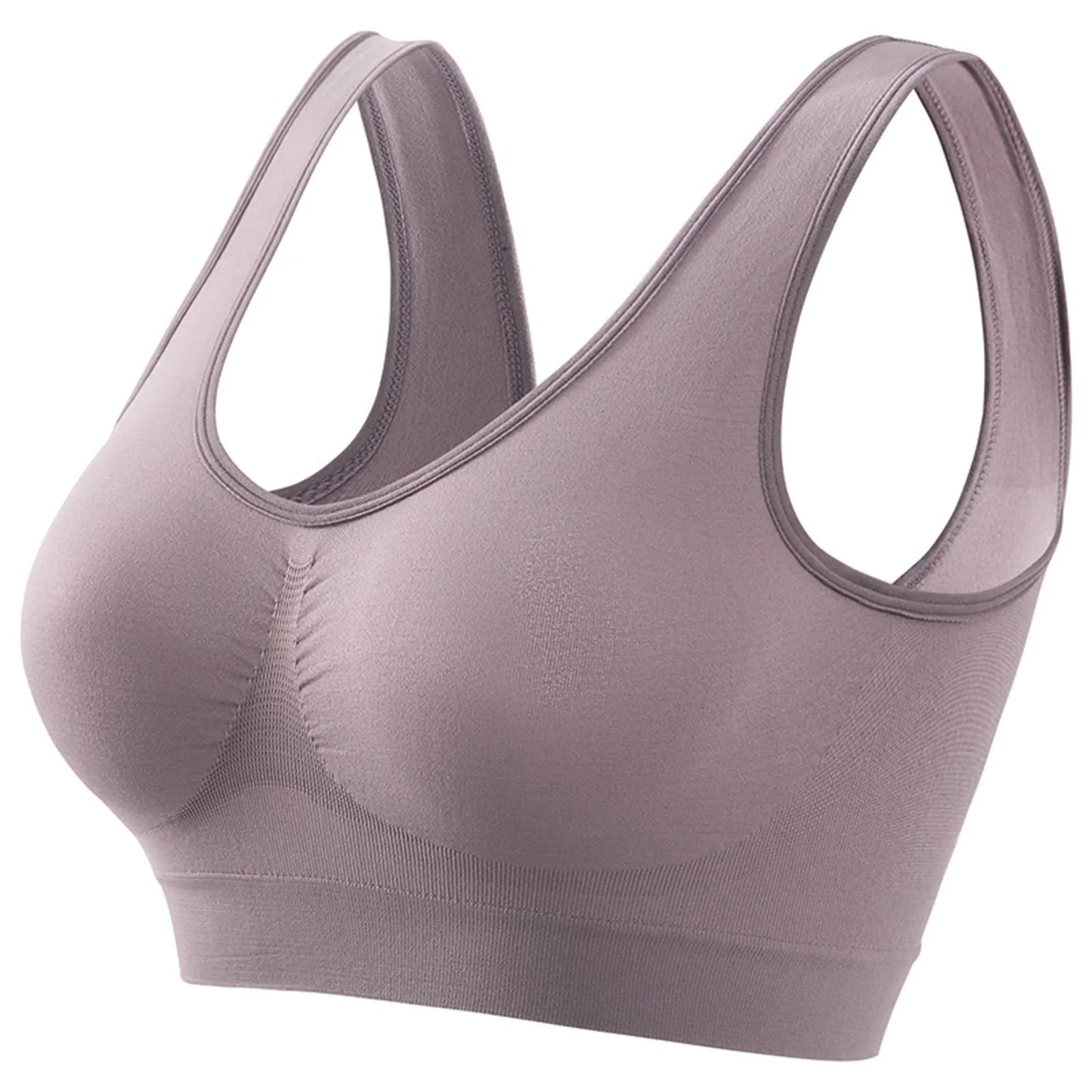 Seamless Bras For Women Hollow Mesh Breathable Sports Bra Female Wireless No Pads Crop Top Sexy Lingerie Soft Brassiere M-5XL