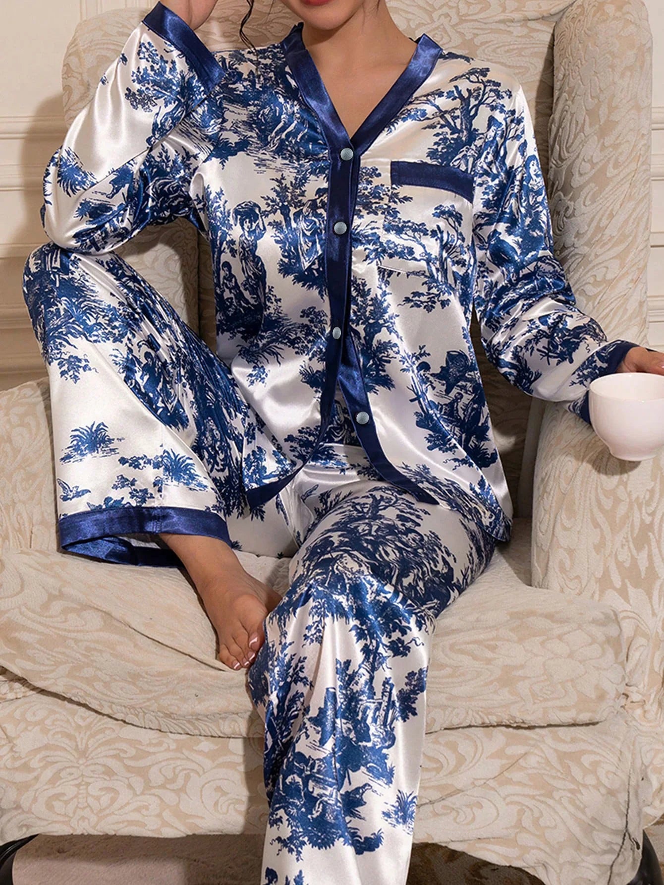 Long Sleeve Pajamas Women Woman Pajama Set Home Wear Set Big Size Women's Pajamas Sleepwear Pigma Winter Sleep Lounge Underwear