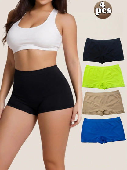 women's cotton Panties sexy letters comfortable boxer shorts girls' mid waist seamless breathable underpants female lingeri
