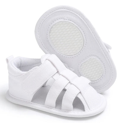 Summer Baby Shoes Walking Shoes 0-1 Year Old Male and Female Baby Walking Shoes Roman Sandals