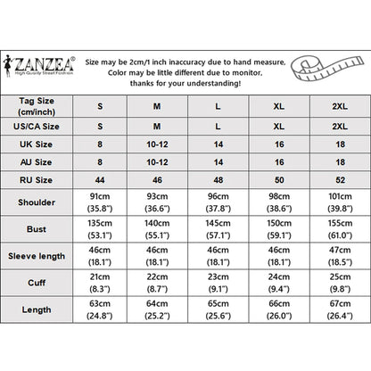 ZANZEA Women's Stylish Chic Oversized Blue Blouses Turn-Down V-Neck Lantern Sleeves High-Low Hem Tops Minimalist Solid Blouse