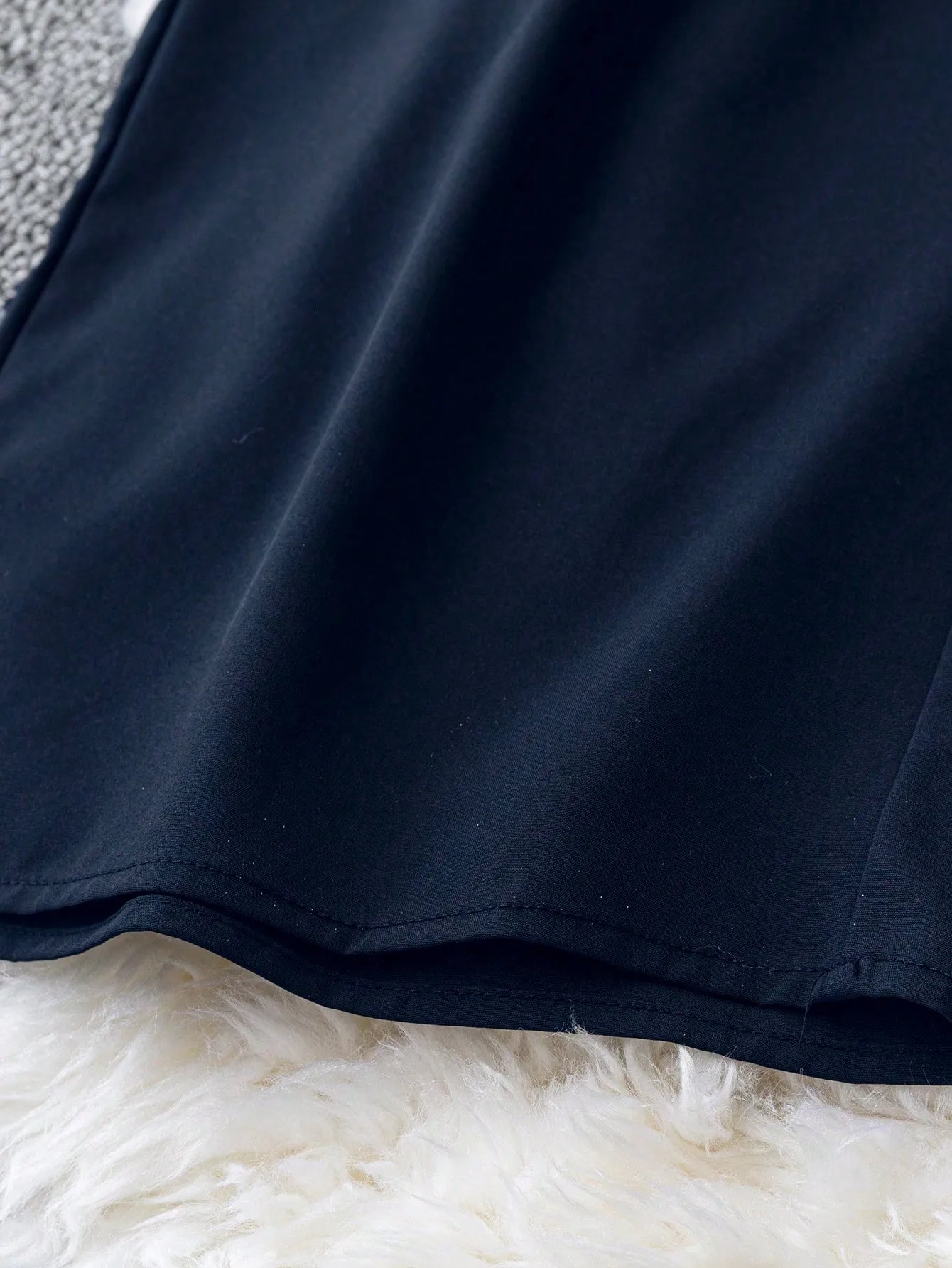 Women's Plus Size High Waist Wide Leg Pants, Casual Elastic Waist Solid Color Long Trousers For Ladies
