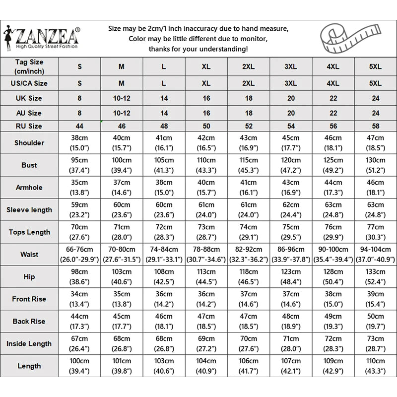 Women Muslim 2 Piece Sets Ramadan Outfits 2026 ZANZEA Casual O Neck Long Sleeve Flowers Tops Pant Sets Dubai Hijab Traccksuit