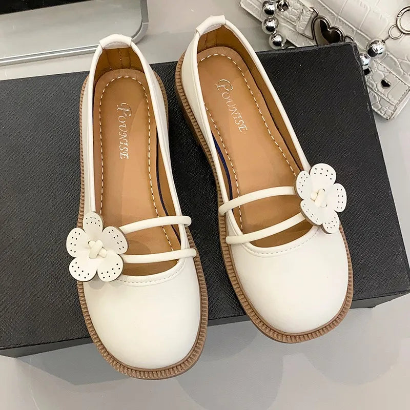 New Women Heels Mary Janes Platform Lolita Shoes Vintage Low-heel Pumps Women's Japanese Style High Heel Shoes for Women