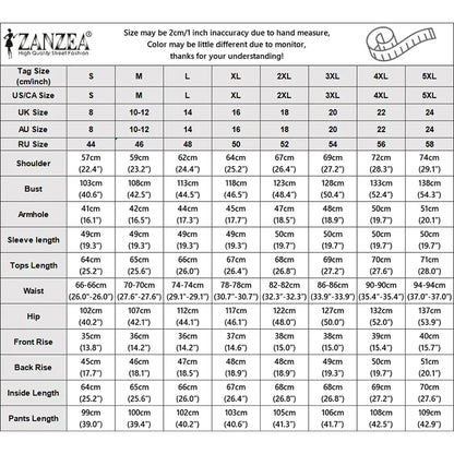 Autumn Outfits ZANZEA Women Casual Long Sleeve Stripe Patchwork Tops Shirt Elastic Waist Trousers Suit Muslim Matching Sets