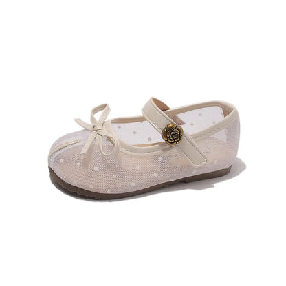 Fashion Women Shoes 2026 Spring/summer Cute Kid Shoe 1-12y Bow Princess Shoes Performance Shos Cute Girl Shoes