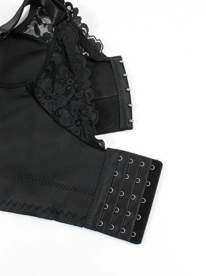 Lace Bra, Comfy & Breathable Bra, Steel Rim Bra Converge Anti sagging Sports，Sexy Women's Lingerie & Underwear