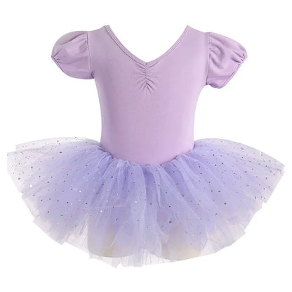 Summer Casual Ballerine Girl Dress Tutu Dance Ballet Children's Clothing Gymnastics Girls Dresses Ballet Leotards Vestidos