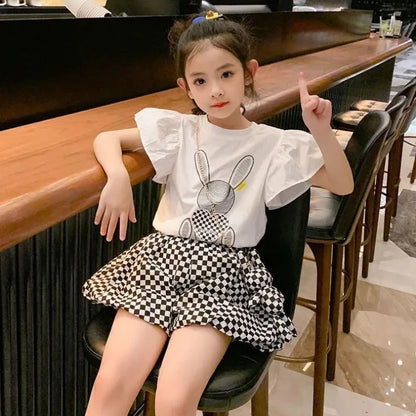 Children's Costumes Girls Clothes From 8 To 12 Years Old Sets 10 7 Girls' Summer Girl Suit 5 6 Kids Set Child Cotton Clothing 4