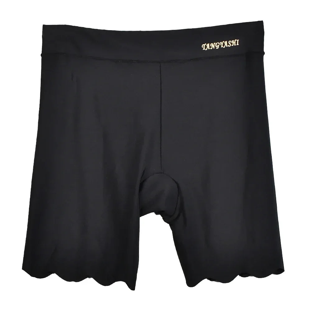 Women Underwear Safety Dress Panties Slimming Shorts High Waist Seamless Ice Silk Boxers Breathable Plus Size Short Pants M-4XL