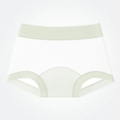 Soft Sexy Breathable Women's Panties Comfortable No Trace Thin Underwear Ice Silk Underwear High Waist Boxer Pants Intimates