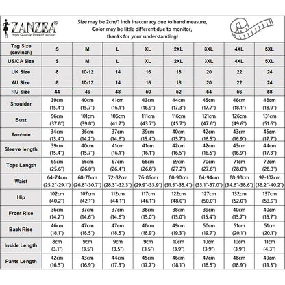 ZANZEA Fashion Spring Summer 2 Pieces Sets Striped Tracksuit Women V Neck 3/4 Sleeve Blouse Short Sets Casual Work Outfits 2026