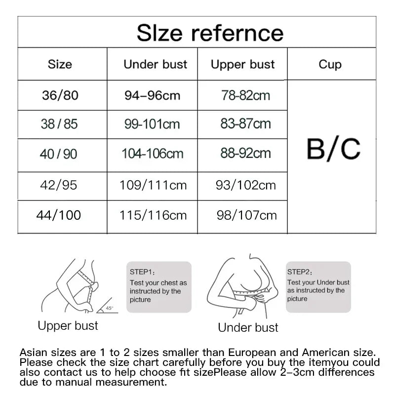 Sexy Lace Thin Bras Plus Size 36-44B/C Cup Women's Push Up Bra Breathable Comfortable Bralette French Deep V Female Underwear