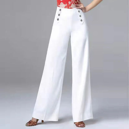 High Waisted New Dance Pants For Women Social Dance Wide Leg Pants Slimming And Versatile Dance Pants Womans Bottoms