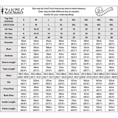 Ramadan Outfits Muslim 2 Pieces Sets Hijab Tracksuit ZANZEA Summer Women O Neck Long Sleeve Tops Pleated Pant Sets Eid Mubarek