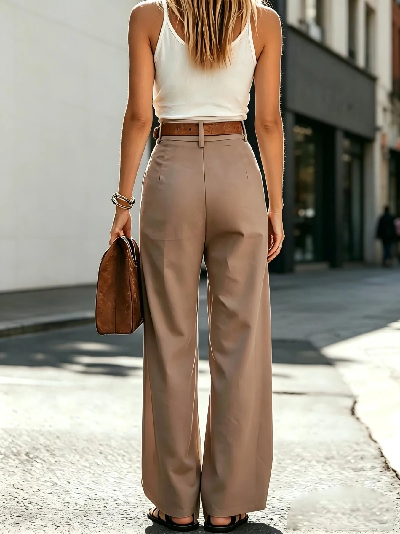 2026 Summer New High-Waisted Draping Slimming Versatile Commuter Casual Trousers for Women