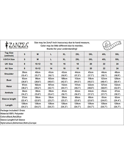 ZANZEA Women Vintage Floral Printed Sundress Spring Long Sleeve Muslim Abaya Maxi Long Dress Turkey Hijab Vestido Robe Femme