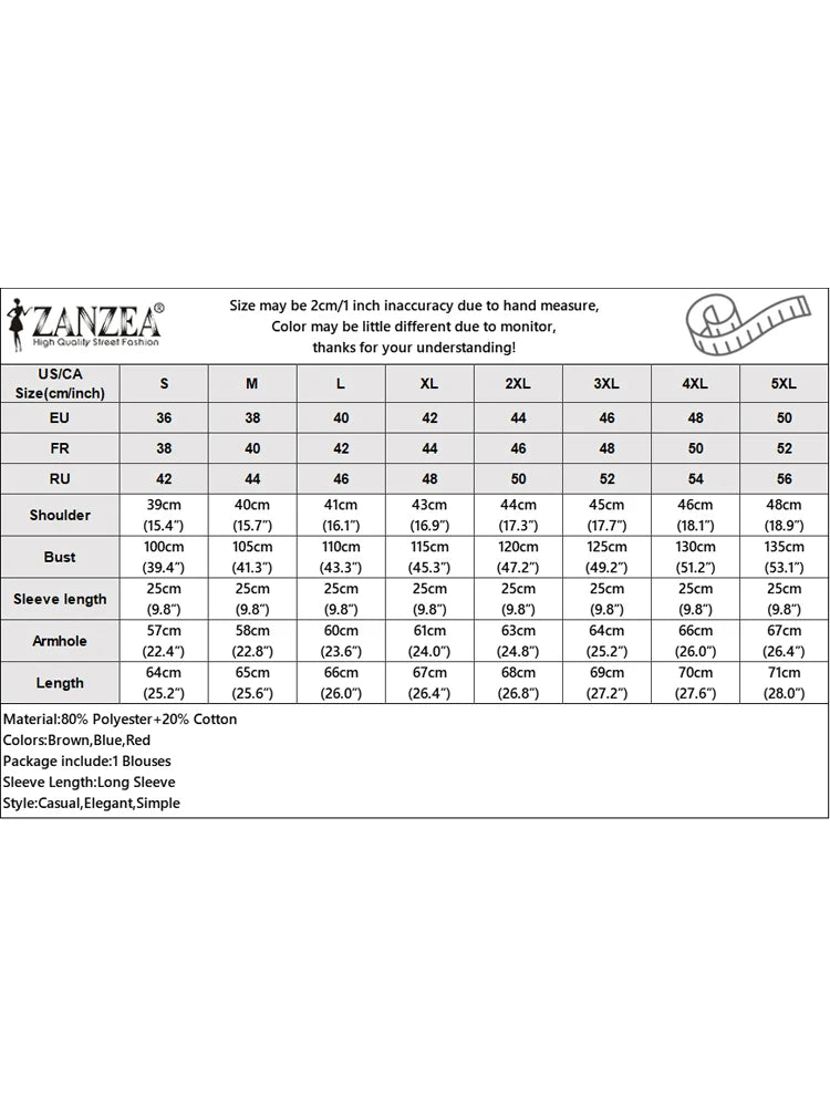 ZANZEA Women Plaid Printed Blouse Fashion Lace Up Shirts Holiday Sweety O-neck Long Sleeve Tops Casual Autumn 2024 Bowtie Tunics