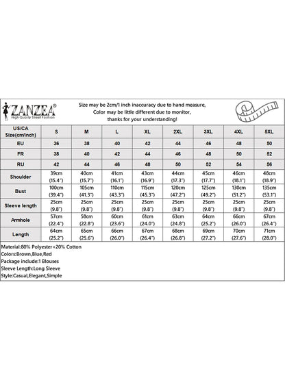 ZANZEA Women Plaid Printed Blouse Fashion Lace Up Shirts Holiday Sweety O-neck Long Sleeve Tops Casual Autumn 2024 Bowtie Tunics