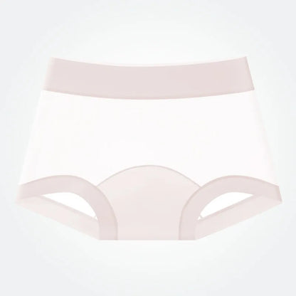 Soft Sexy Breathable Women's Panties Comfortable No Trace Thin Underwear Ice Silk Underwear High Waist Boxer Pants Intimates