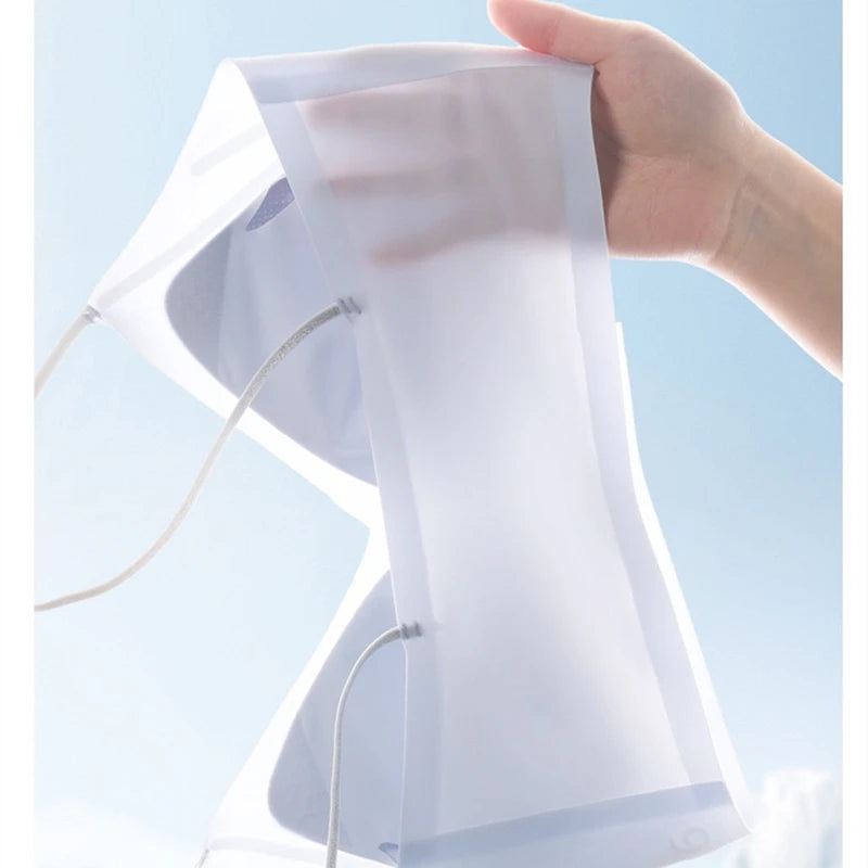 Summer Thin Ultra-thin Ice-skinned Thin Shimmering Shoulder Strap Underwear for Women Without Marks and Beautiful Back Bra