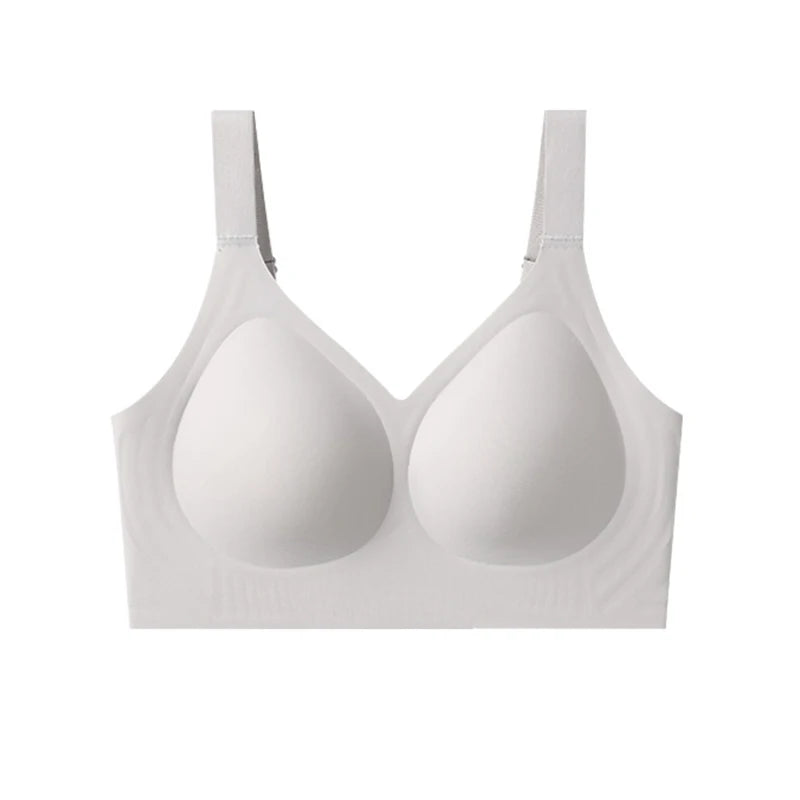 FallSweet Women Push-Up Seamless Bra Plus Size Wireless Bralette Adjust Straps Full Cup Breathable Lingerie Intimates Underwear
