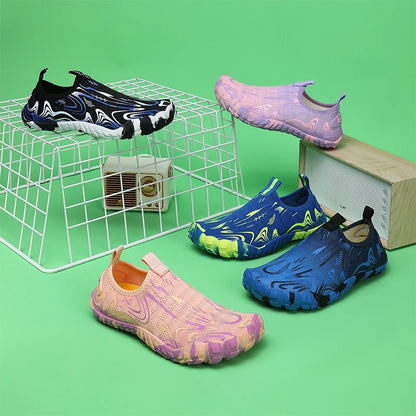 Kids Students Barefoot Quick-Drying Beach Swimming Aqua Shoes Boys Girls Fitness Running Shoes Summer Parent-child Water Shoes