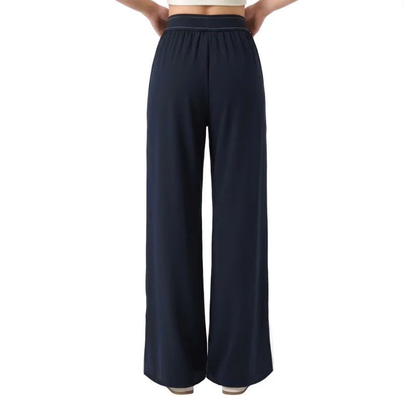 Women Loose Wide Leg Pants Casual Sweatpants with Pockets Lightweight Summer Trousers Comfy Lounge Yoga Pants