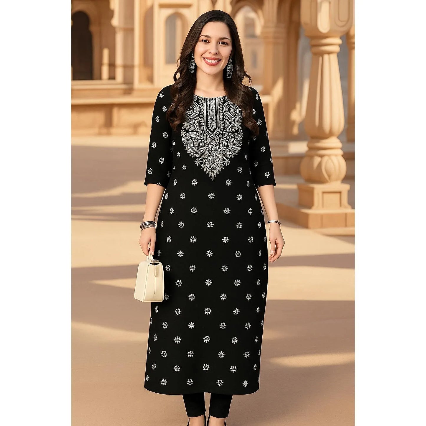 Muslim 2026 Kurt Women's Fashionable And Comfortable Dress With Straight Tube Casual Multiple Designs Islamic Women Clothing