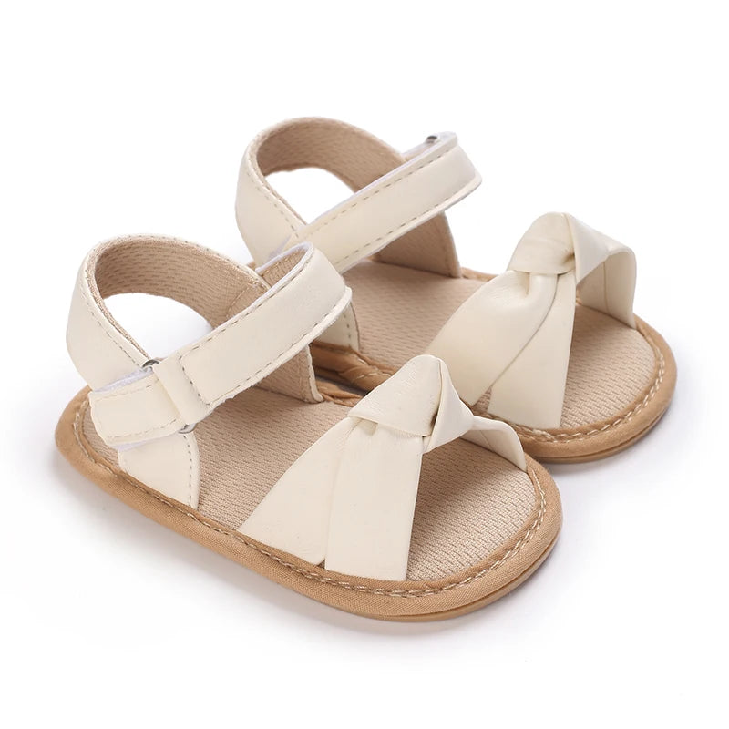 Summer 0-18M Baby Cute Open Toed Pre School Summer Sandals Princess Casual Soft Rubber Bottom Non Slip Single Shoes Women