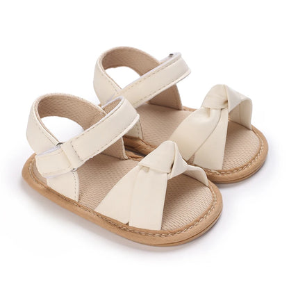Summer 0-18M Baby Cute Open Toed Pre School Summer Sandals Princess Casual Soft Rubber Bottom Non Slip Single Shoes Women