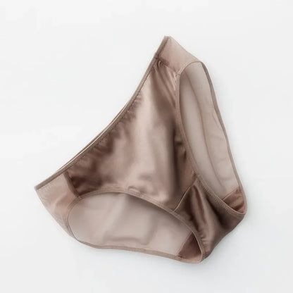 Women's Summer High Quality Mulberry Silk Satin French Solid Thin Smooth Silk 3/4 Cup Underwear Ladies's Bra