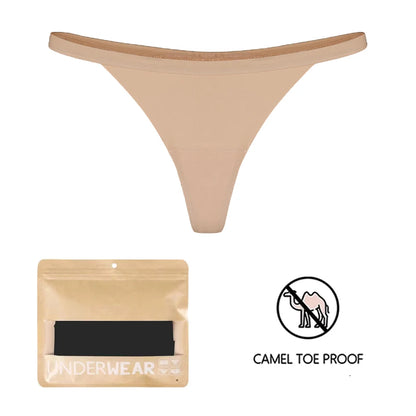 Camel Toe Concealer No Show Panties Seamless Camel Toe Hider Workout Underwear Invisible Cameltoe Proof Thong