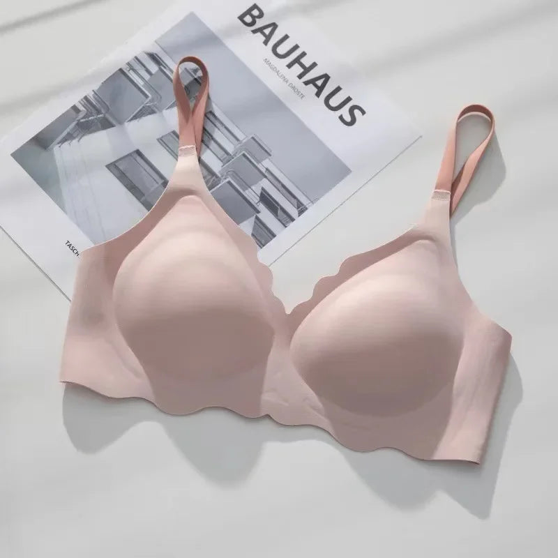 BH Bralette Top Women's Underwear No Steel Ring Pure Desire Comfortable Upper Support Sling Adjustable Beauty Back Bra for Women